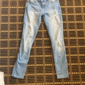 Hollister distressed mid waste